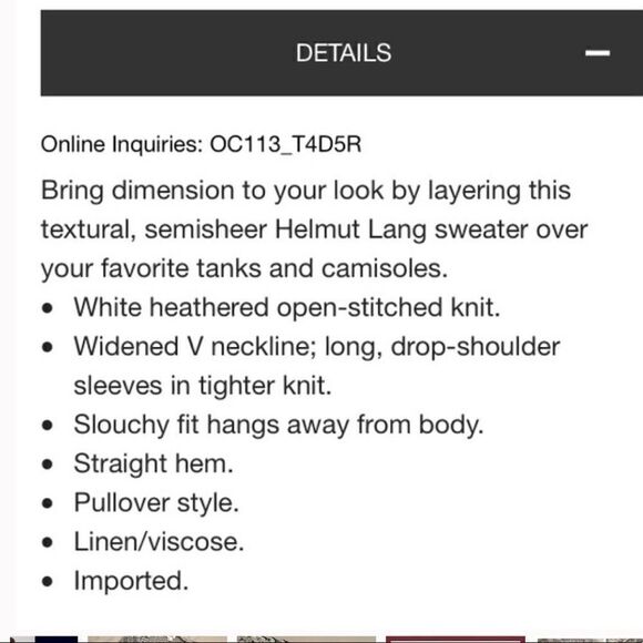 Helmut Lang- Luminous Cord Open Knit Sweater Crew Neck Silver & Black - Picture 12 of 12